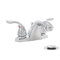 2 Handle Bathroom Faucet With pop up drain