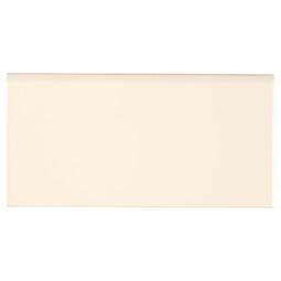 Almond Glossy 3X6 Single Bull Nose Tile Trim