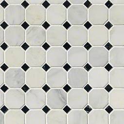 Arabescato Cararra Octagon Backsplash Tile