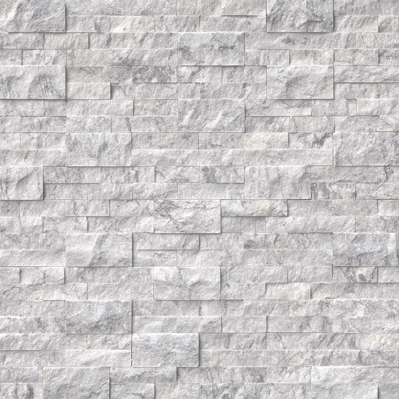 Arabescato Carrara Stacked Stone Panels Sample