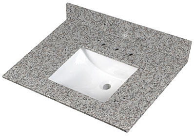 Argento Grigio Vanity Top