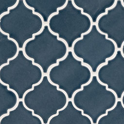 Bay Blue Arabesque Tile