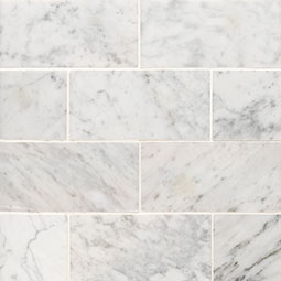 Carrara White Subway Tile