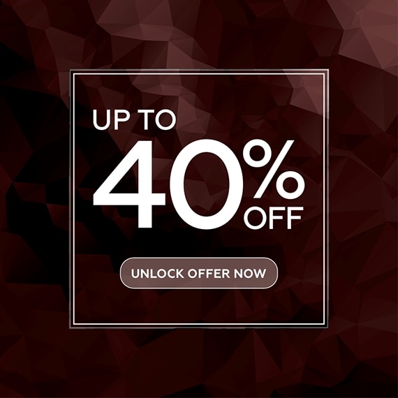 Up to 40 percent off