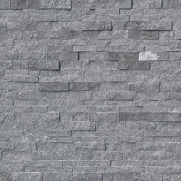 Glacial Grey Marble Stacked Stone Thumb