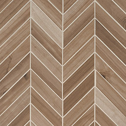 Havenwood Saddle Chevron Mosaic 12x15 Tile Thumb