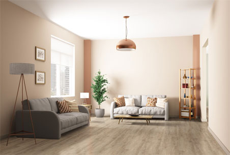 Luxury Vinyl Flooring in living room 4