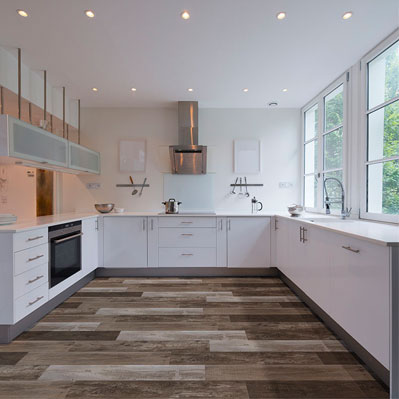 Luxury Vinyl Flooring in Kitchen