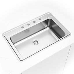 18G 3322 - Kitchen Over Mount Sinks