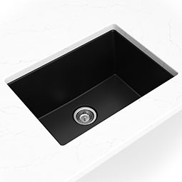 Black Quartz Single Bowl 2418 kitchen sink