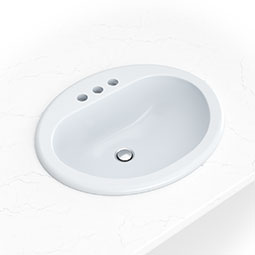 Vanity White Oval 2118 sink