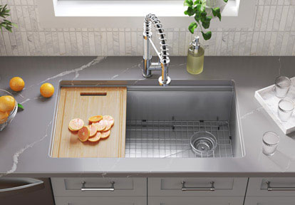 SINGLE BOWL WORKSTATION SINK