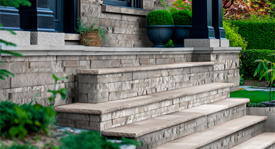 stacked stone and veneers