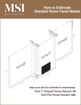 Stacked Stone Estimate Panel