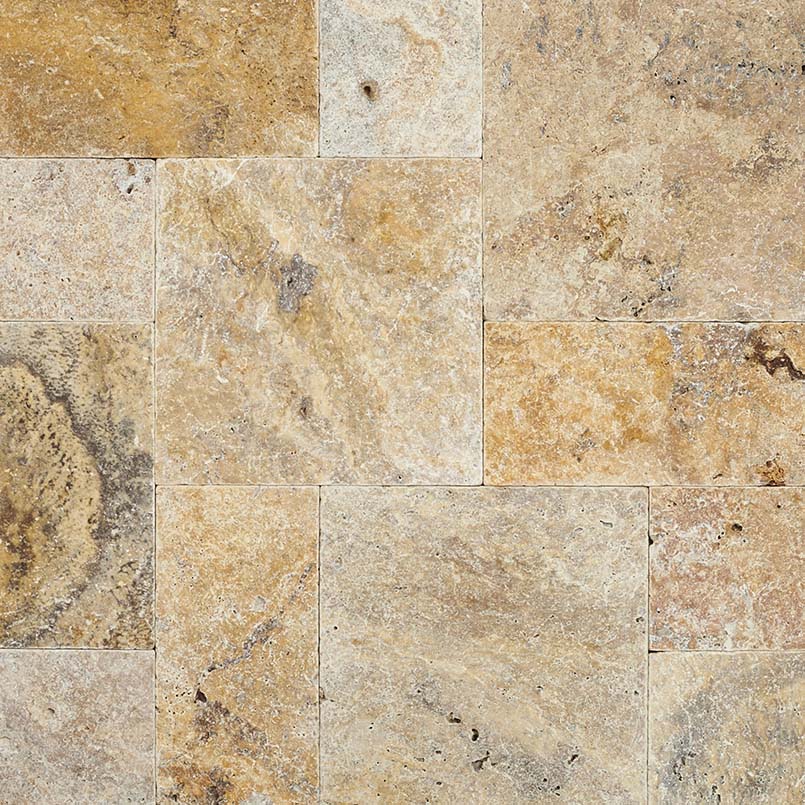 Tuscany Scabas Travertine Pavers Sample